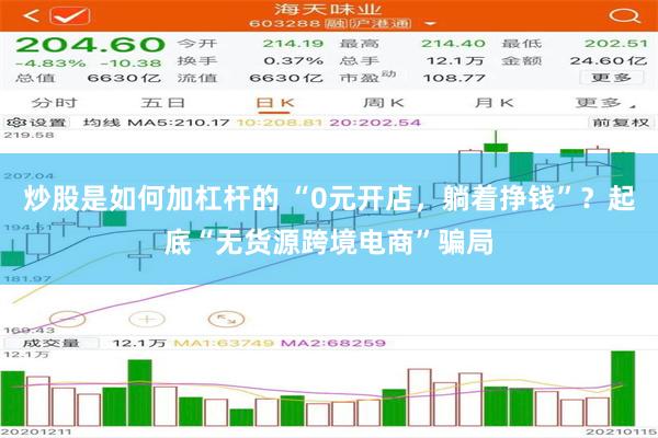 炒股是如何加杠杆的 “0元开店，躺着挣钱”？起底“无货源跨境电商”骗局