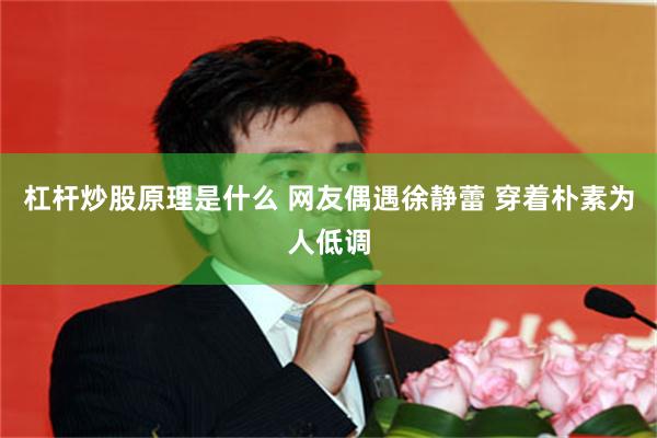 杠杆炒股原理是什么 网友偶遇徐静蕾 穿着朴素为人低调