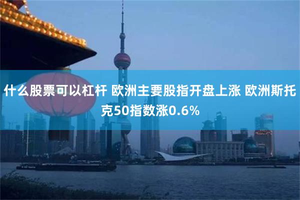 什么股票可以杠杆 欧洲主要股指开盘上涨 欧洲斯托克50指数涨0.6%