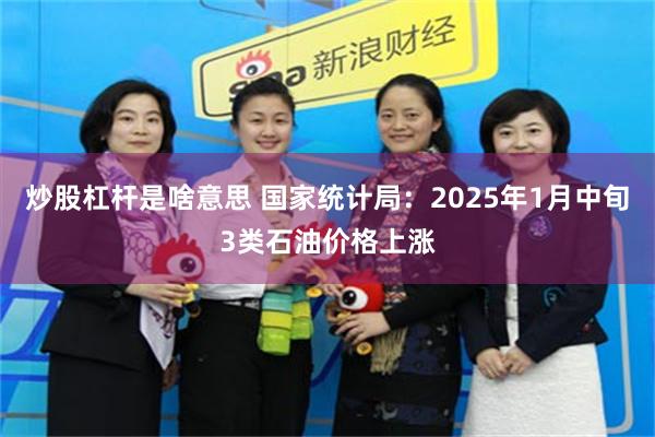 炒股杠杆是啥意思 国家统计局：2025年1月中旬3类石油价格上涨
