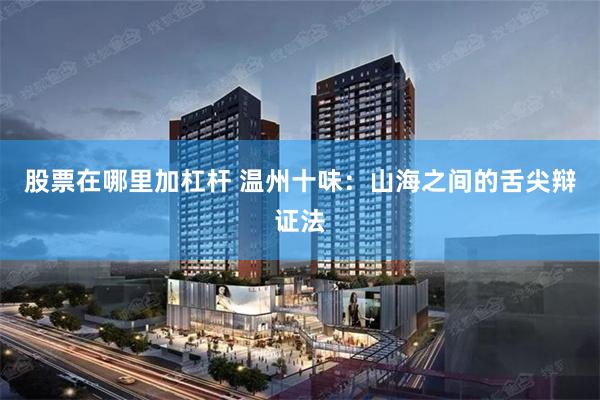 股票在哪里加杠杆 温州十味：山海之间的舌尖辩证法