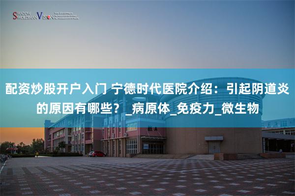 配资炒股开户入门 宁德时代医院介绍：引起阴道炎的原因有哪些？_病原体_免疫力_微生物