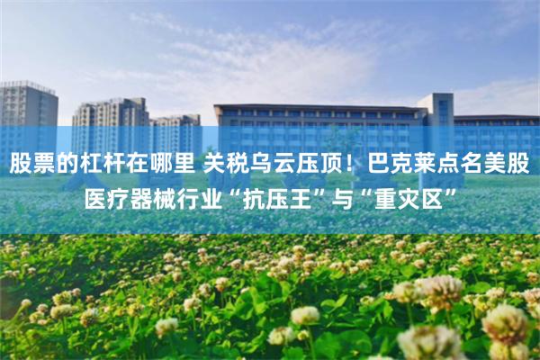 股票的杠杆在哪里 关税乌云压顶！巴克莱点名美股医疗器械行业“抗压王”与“重灾区”
