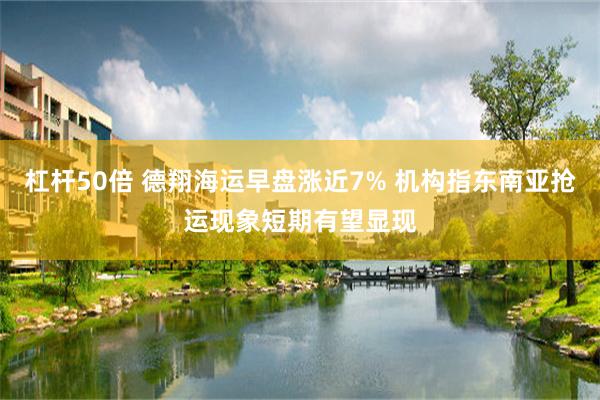 杠杆50倍 德翔海运早盘涨近7% 机构指东南亚抢运现象短期有望显现