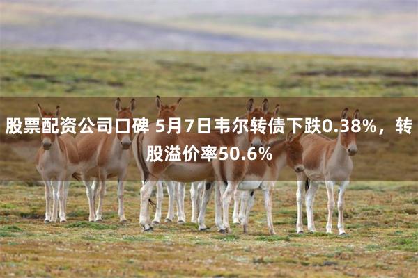 股票配资公司口碑 5月7日韦尔转债下跌0.38%，转股溢价率50.6%