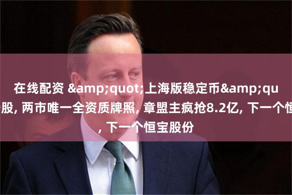 在线配资 "上海版稳定币"第一股, 两市唯一全资质牌照, 章盟主疯抢8.2亿, 下一个恒宝股份