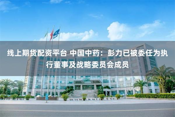 线上期货配资平台 中国中药：彭力已被委任为执行董事及战略委员会成员