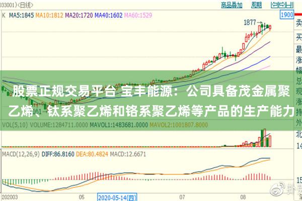 股票正规交易平台 宝丰能源：公司具备茂金属聚乙烯、钛系聚乙烯和铬系聚乙烯等产品的生产能力