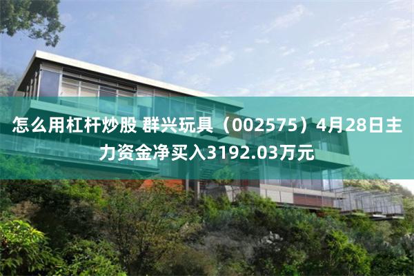 怎么用杠杆炒股 群兴玩具（002575）4月28日主力资金净买入3192.03万元