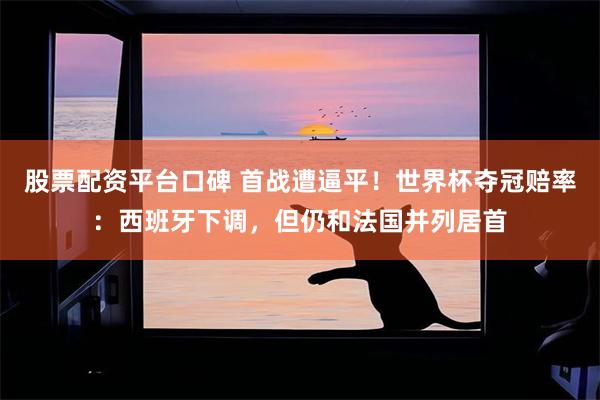 股票配资平台口碑 首战遭逼平！世界杯夺冠赔率：西班牙下调，但仍和法国并列居首